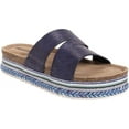 thumbnail image 7 of MUK LUKS Women's Beach Blanket Platform Slide, 7 of 7