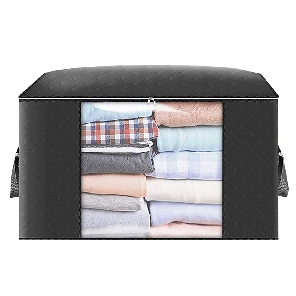 Large Storage Bags, Clothes Storage Bins Foldable Closet Organizers