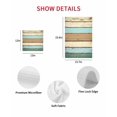 thumbnail image 7 of Farmhouse Teal Brown Kitchen Dish Towels for Drying Dishes Set of 4, Ombre Wooden Vintage Waffle Weave Microfiber Hand Tea Bathroom Towels Quick Dry & Absorbent Towel 15.7x23.6, 7 of 7