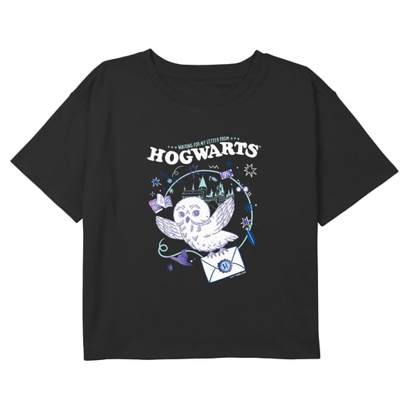 Girls Harry Potter Hedwig Hogwarts Letter T Shirt