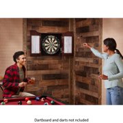 Viper Hudson Steel Tip Dartboard Cabinet with Scoreboard, Mahogany