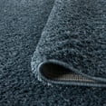 thumbnail image 6 of Wembley Shag Transitional Shag Thick Medium Blue Area Rug, 2' x 3', 6 of 7