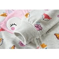thumbnail image 6 of DDSOL Toddler Girls Zip-Up Hoodie Fox Graphic Lightweight Jacket 4T, 6 of 7