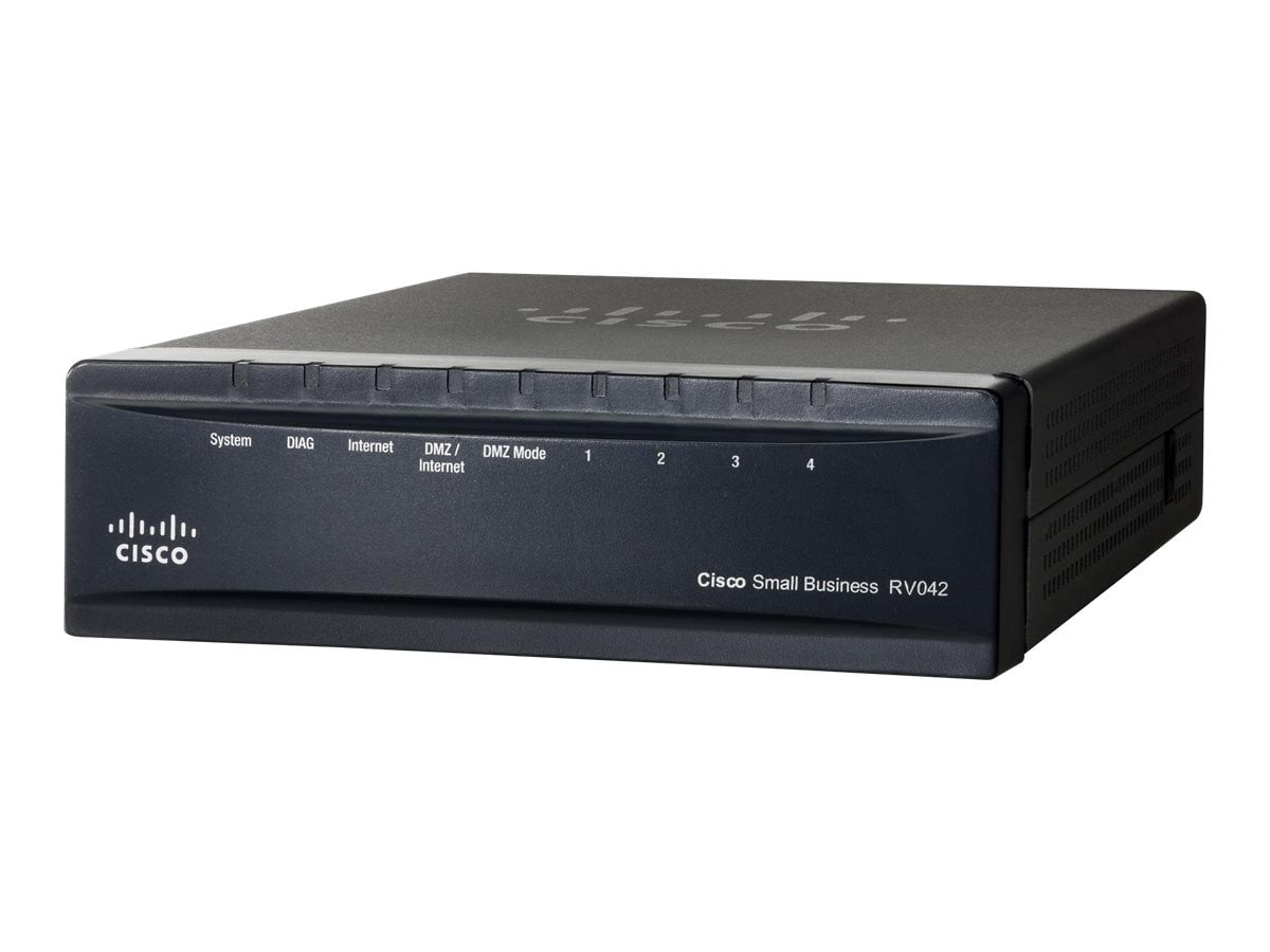 Cisco Small Business RV042 - Router 4-port switch - WAN ports: 2