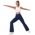thumbnail image 3 of Rosvigor Womens Micro Flare Yoga Pants High Waisted Bootcut Leggings No Front Seam Buttery Soft Leggings for Workout Gym Casual, 3 of 8