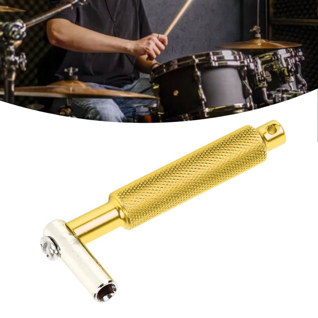Llave De Tambor, Fácil De Usar, Llave De Tambor Moleteada Duradera, Diseño De Dientes De Metal, Multifuncional Para Gongs