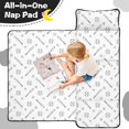 thumbnail image 4 of Baseballs and Bats White Pattern Teens Toddler Nap Mat with Pillow, Sleeping Mat Bag for Preschool Daycare 50"x20", 4 of 6