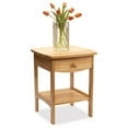 thumbnail image 1 of Table de Nuit en Hêtre Naturel, 1 of 1