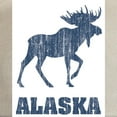 thumbnail image 2 of CafePress - Retro Alaska Moose Cap - Adjustable 100% Brushed Unisex Casual Cotton Baseball Cap, Beige, 1, 2 of 2