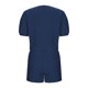 thumbnail image 5 of Camisas de Color Sólido para Mujeres Verano Manga Corta Cuello en V Cuello Delantero Corbata Camisa Pantalones Cortos Conjunto, 5 of 8
