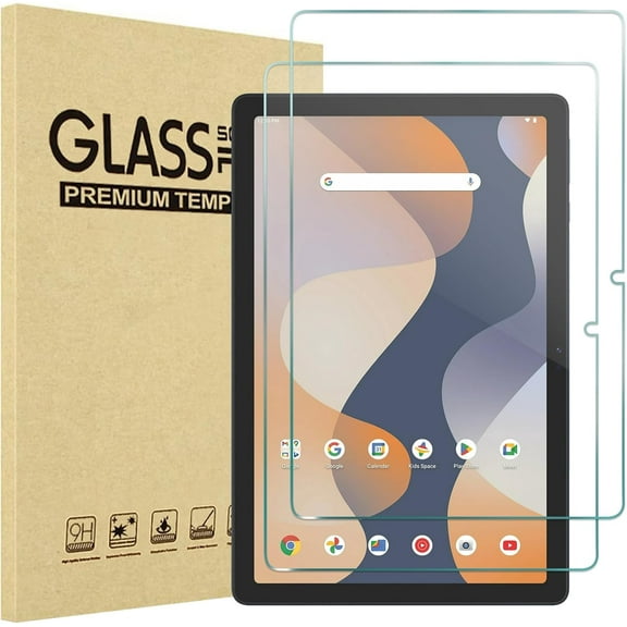 Fesign 2 Pack Screen Protector for Onn 10.1" Tablet Gen4 2024/Onn 10.1" Kids Tablet 2024, Tempered Glass Film Guard for onn. 10.1"