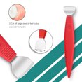 thumbnail image 5 of BEZOX Pedicure Blades Kit - Including Wide Shaver Blade, Narrow Oblique Knife, Narrow Flat Knife and Double Side Nail File & Nail Lifter- Red, 5 of 9