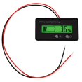 thumbnail image 2 of Moniteur de Batterie Universel, Capacité de Batterie Étanche Voltmètre, Écran LCD avec Rétroéclairage Vert (Supporte Uniquement la Batterie de 12 à 48V), 2 of 4