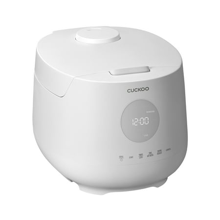CUCKOO Micom Rice Cooker 6 Cup Uncooked / 12 Cup Cooked, Korean Fuzzy Logic Rice Cooker with Steam Tray, Versatile Food Steamer & Warmer with Non-Stick Inner Pot, Rice Maker, White (CR-0661F)