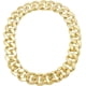 thumbnail image 3 of Collar grueso para hombre, cadena de oro falso de rapero, accesorio de disfraz de collar de oro falso de hip hop (41 cm), 3 of 5