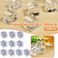thumbnail image 1 of TIMIFIS Realistic Ice Artificial Lifelike Plastic Ice, Summer Ice Wine with Wine Refrigeration Items Kitchen Gadgets, 1 of 4