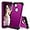 Dark Purple, variant on Phone Case for Google Pixel 3a XL Hard Cover Shockproof Soft Silicone Bumper Hybrid Three Layer Heavy Duty Protective Cell Accessories Pixel3aXL Pixle 3aXL A3 Pixel3a LX Cases Women Men Blue