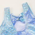thumbnail image 5 of Zhuashum girl swimsuit 4-5 Years Sport Ater Swimwear backless Beach Bathing Suit One Piece Swimsuits Lovely playsuit Blue, 5 of 6