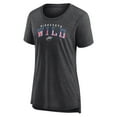 thumbnail image 2 of Women's Gray Minnesota Wild Proud Tri-Blend T-Shirt, 2 of 3