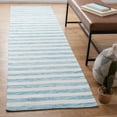 thumbnail image 2 of SAFAVIEH Dhurries Joetta Geometric Area Rug, Aqua/Ivory, 8' x 10', 2 of 7