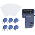 thumbnail image 1 of Reader Writer, 125KHz 5W Pocket Key Reader Key Reader Duplicator Copy ID Reader Reader Writer Programmer with 6 Keychain/6 Card, 1 of 5