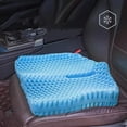 thumbnail image 4 of Gel Seat Cushion, Gel Seat Cushion for Long Sitting, Thick Extra Large Cooling Gel Chair Cushion, Soft Pressure Relief Honeycomb Seat Pad with Non-Slip Cover for Wheelchair Desk Car Seat, 4 of 7