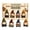 A004- E, variant on 3D Beaded Diy Kit 3D Beaded Animal Kit with Full Craft Supplies Autumn Themed Bead Art for Adults Gnomes Decorations for Home 4 Piece Set of Fall Figurines Home Decor