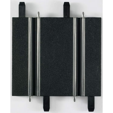 Carrera 20061658 61658 Straight Track (6 Pack) Section Add On Track Parts for Go!!! & Digital 143 Slot Car Racing Sets, Black