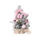 thumbnail image 4 of Árbol de Navidad artificial con bolas, adornos pequeños en miniatura, árbol de Navidad de escritorio rosa 30cm, 4 of 9