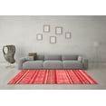 thumbnail image 3 of Ahgly Company Indoor Rectangle Abstract Red Modern Area Rugs, 8' x 10', 3 of 4