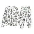 2025 Kid DIY Hand Painted Homewear Set Christmas Coloring Kids