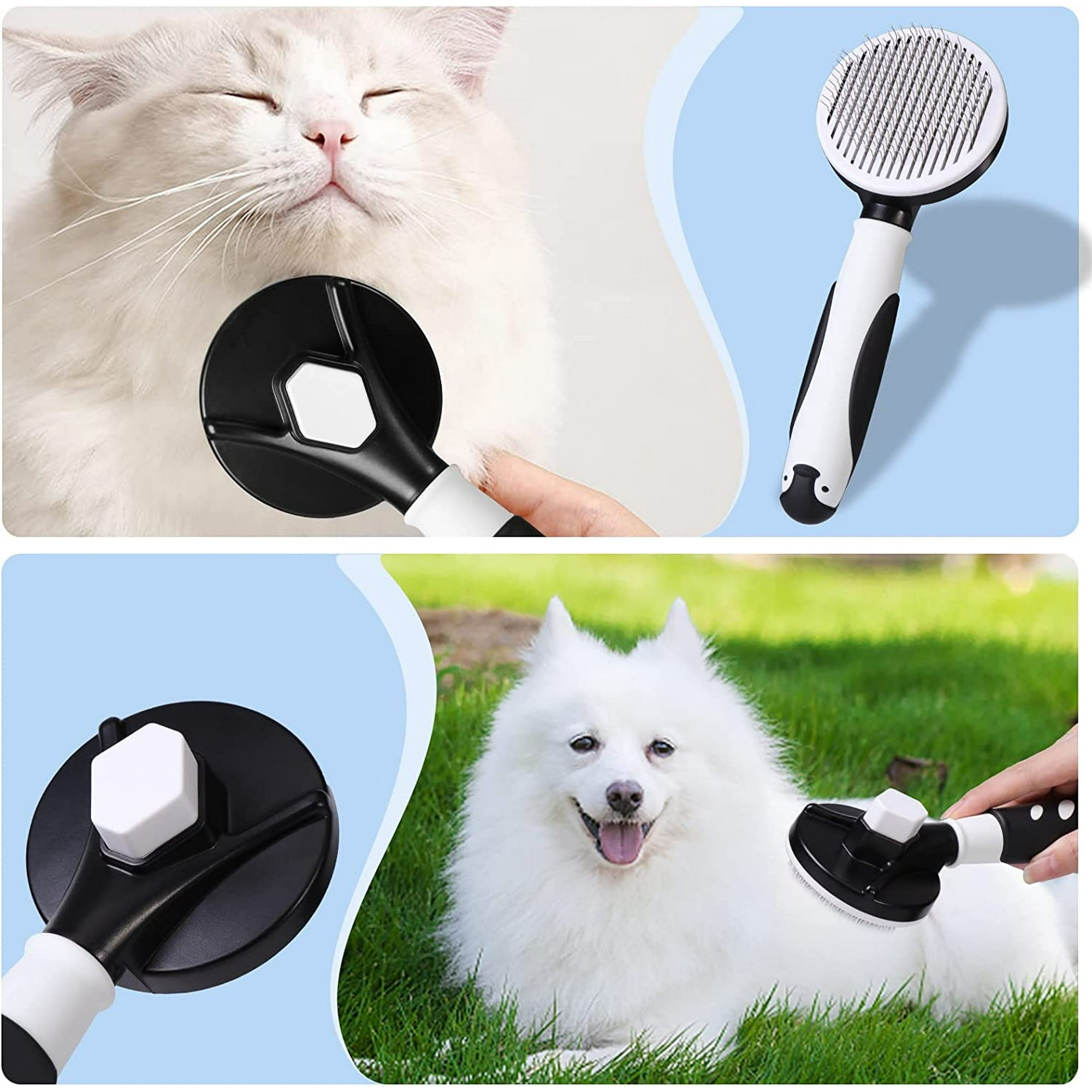 Best brush for japanese spitz clearance