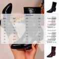 thumbnail image 2 of LEAVINGSUO Women's Ankle Boots Versatile Plus-Size Pointed Toe On Mid-Heel Comfortable Fall Booties Khaki 39, 2 of 2