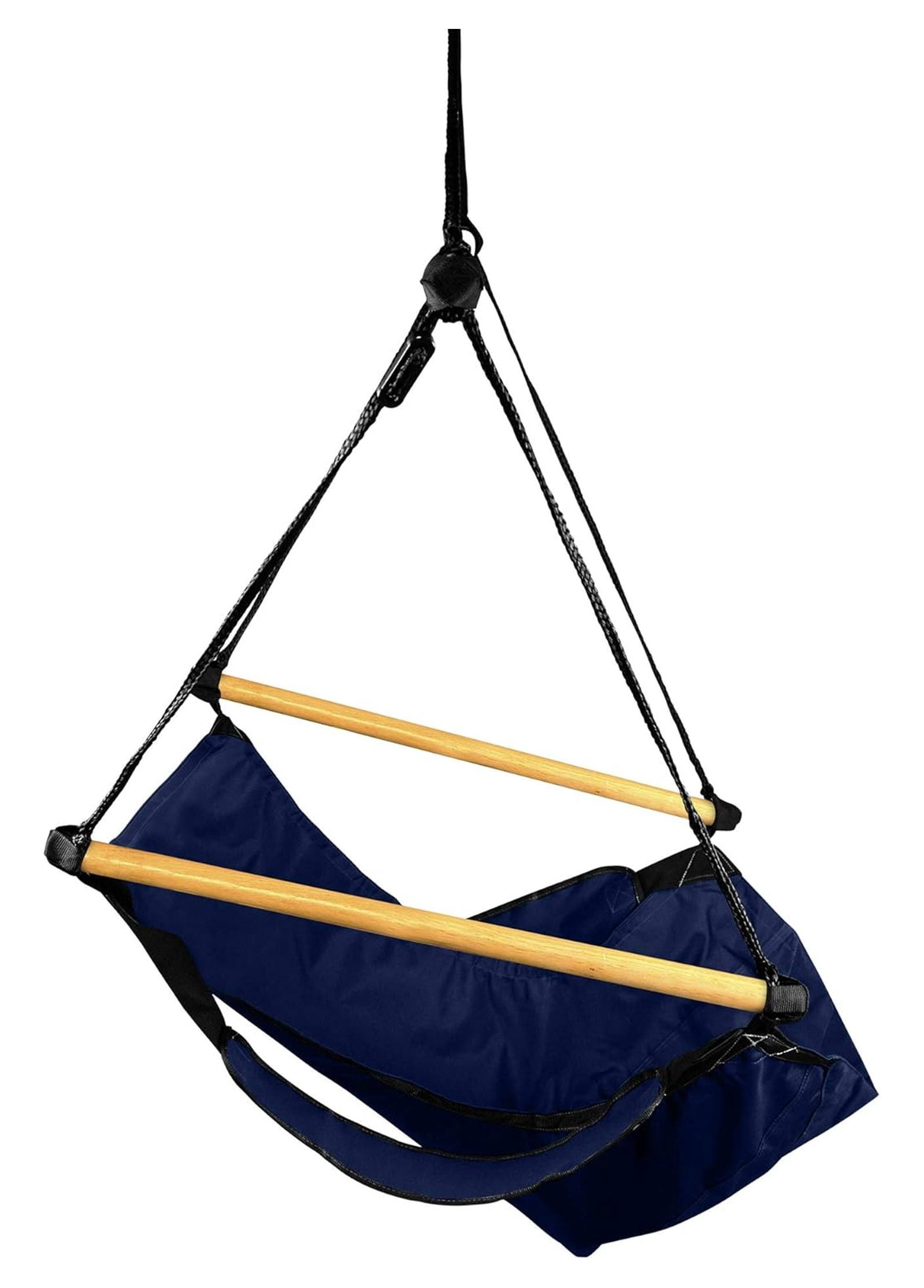 Portable Camping Chair - Blue, 350 lb Capacity - Folding Chair with Cup Holder & Footrest