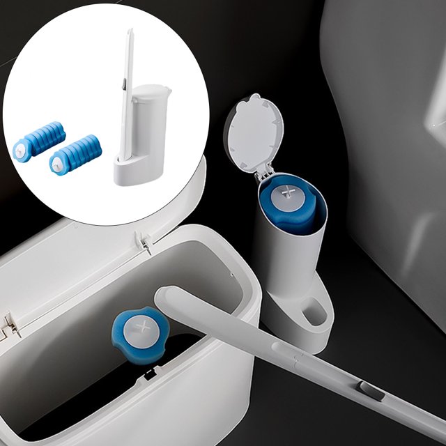 Cepillo de inodoro desechable perfecl herramientas de limpieza profunda cabezas reemplazables
