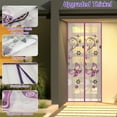thumbnail image 6 of Magnetic Thermal Insulated Door Curtain for 38x82 Inch Door, Self-Sealing EVA Draft Stopper for all season Keep Cold Out & Privacy, for Kitchen, Bedroom, Hands Free, Pet & Kid Friendly Purple, 6 of 7