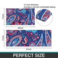 thumbnail image 7 of Blue Pioneer Flower and Paisley Pattern Kitchen Rugs Sets Of 2,Anti Fatigue Kitchen Mat Rugs Non Slip Washable,Decorative Kitchen Floor Mats for Kitchen,Sink,Laundry,17"x30"+17"x47", 7 of 7