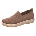 thumbnail image 3 of IEMIEMIEM Orthopedic Shoes for Women Arch Support Slip on Non Slip Golf Shoes Wide Width Knitted Mesh Stretch Hiking Shoes Comfort 2026 New Foam Shoes Coffee 7.5 Wide, 3 of 7