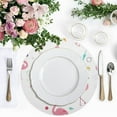 thumbnail image 5 of 15 Inch Round Grid Plate Mats Heat Non-Slip Resistant PVC Placemats for Kitchen Dining Table Decor Cute Flamingo Pattern 6PCS, 5 of 5