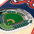 thumbnail image 2 of Atlanta Braves 6'' x 19'' 3D StadiumView Banner, 2 of 3