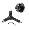 thumbnail image 3 of Uxcell All-In-One Skate Tool Multi-Function Portable Skateboard Tool Y Tool, Black, 3 of 5