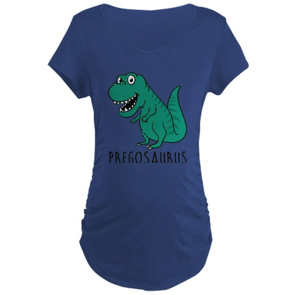 CafePress - Pregosaurus Maternity T Shirt - Maternity Dark T-Shirt