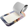 thumbnail image 2 of Square 2Pack PU Leather Sea Turtle Cruise Luggage Tag with Privacy Cover and Name ID Tag for Travel Handbags Backpacks Luggage Tags, 2 of 6