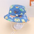 thumbnail image 4 of adviicd Sun Hats for Kids Wide Brim Mesh Bucket Hat Sun Protection Breathable Summer Fishing Safari Hat (C,One Size), 4 of 6