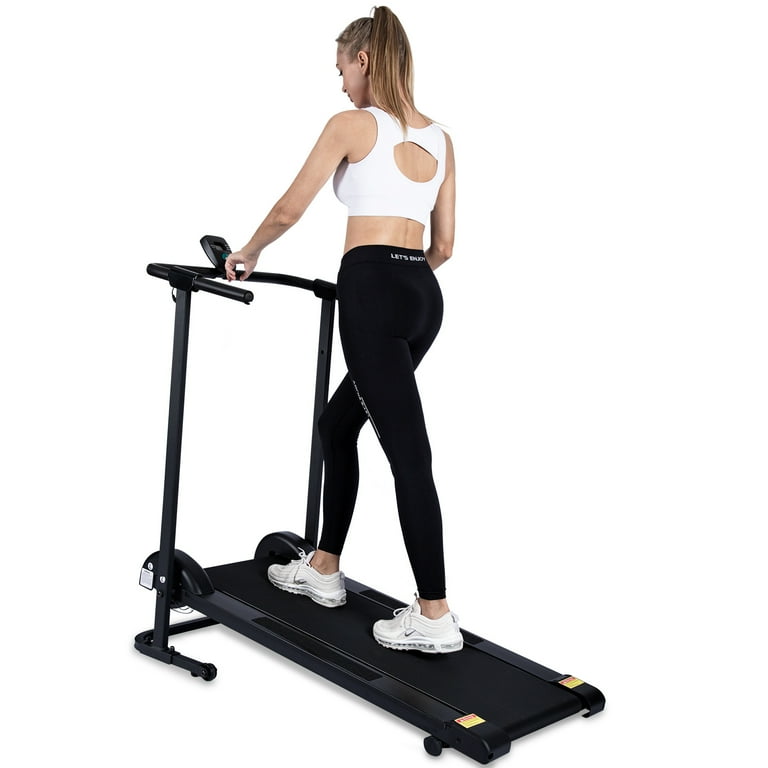 Manual Treadmill Compact and Foldable for Apartment Home Use Fitness Journey Walmart