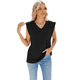 thumbnail image 2 of Camisetas Sin Mangas Informales para Mujer, Blusa Básica Holgada de Verano, Ropa de Moda Negro L, 2 of 7