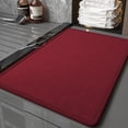 thumbnail image 2 of Alfombra de baño: suave y absorbente con respaldo de goma, alfombra de secado rápido, alfombra lavable para piso de ducha, accesorios y decoración de alfombras de baño de 16" x 24", 2 of 5