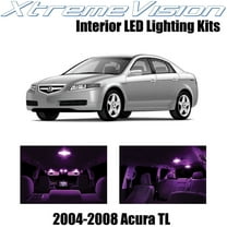XtremeVision Interior LED for Acura TL 2004-2008 14 pcs Pink Interior LED Kit   Installation Tool