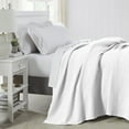 thumbnail image 3 of Modern Threads Thermal Waffle Weave White Cotton Bed Blanket, Twin, 3 of 4
