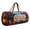 S, variant on Retro Hippie Van Quilted Duffle Bag - Boho Travel Weekender for Women & Men, 16" Floral Print Shoulder Bag for Everyday, Artistic Easter Spring Vacation Carry On Luggage(S, 16*8*8'')